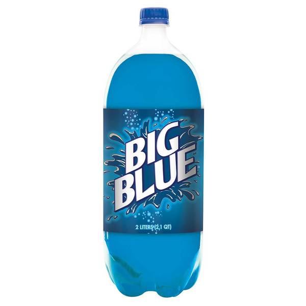 An image of Big Blue, a soft drink produced by PepsiCo
